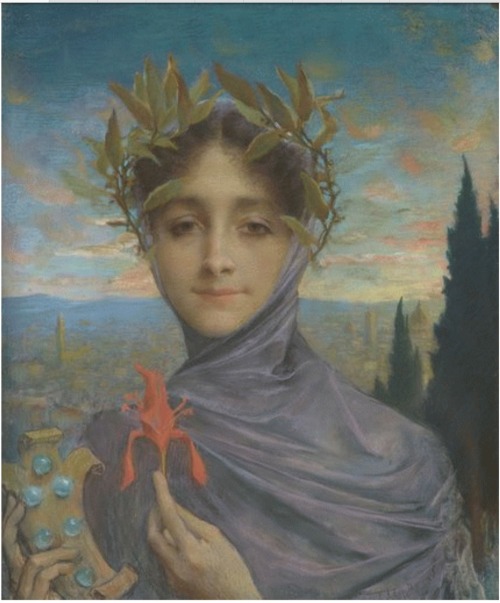 Florence.vers 1898.Pastel.H. 53 ; L. 45 cm.Cadre : H. 67 ; L. 58 cm.Pastel sur papier.Musée d'Orsay