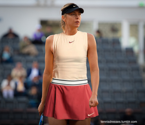 Maria has withdrawn from all clay court events leading into Roland Garros. Here is what her outfits 