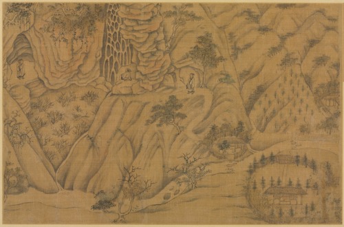 Dwelling in the Longmian (“Sleeping Dragon”) Mountains, Li Gonglin, 1100s-1200s, Clevela