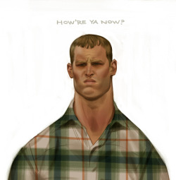cryptomaster-leviathan:  shoomlah:been binging Letterkenny and can’t get over how much of a good character design Wayne is just by… existing @troubleincorporated