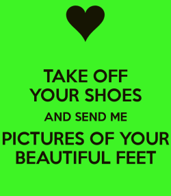 feetarefun:DO IT! Are you a girl? Do you have cute feet? THEN YOU’RE PERFECT! 😍Ask for my Kik or just message me about having your feet featured on my page. Anyone is welcome 😊 Please like and reblog this to spread the word!