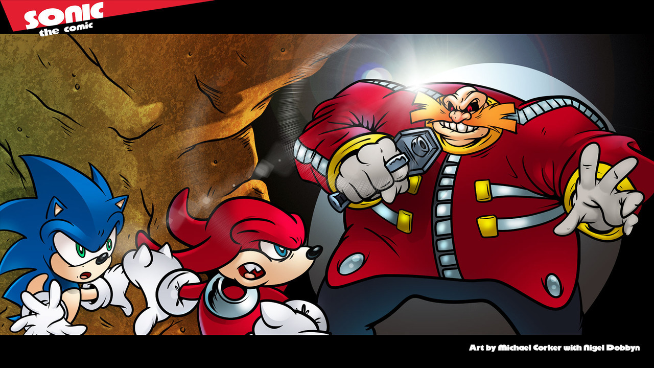 Exit: Sonic  Sonic the Comic Online!