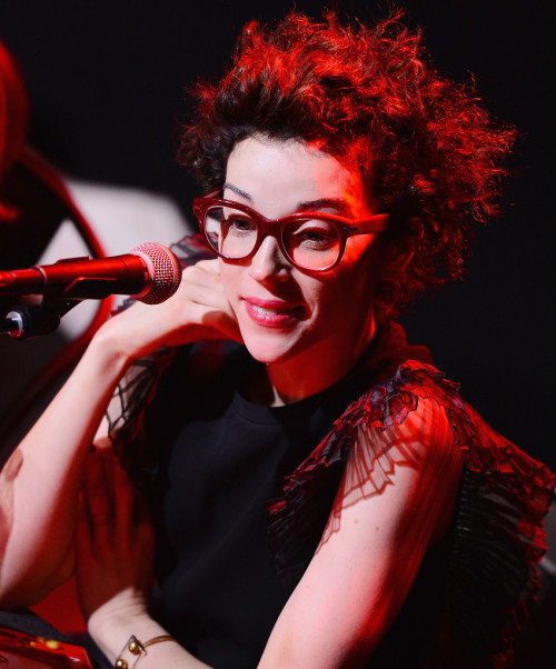 blooodchild: Annie Clark, aka St. Vincent, attends The 2015 Record Store Day Press Conference on March 10, 2015 in New York City