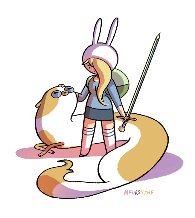 Fionna &amp; Cake by lead character &amp; prop designer Matt Forsythe