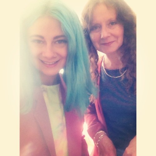 Me and my Marmie, my Marmie and me #brighton #bluehair #lalalaaaa