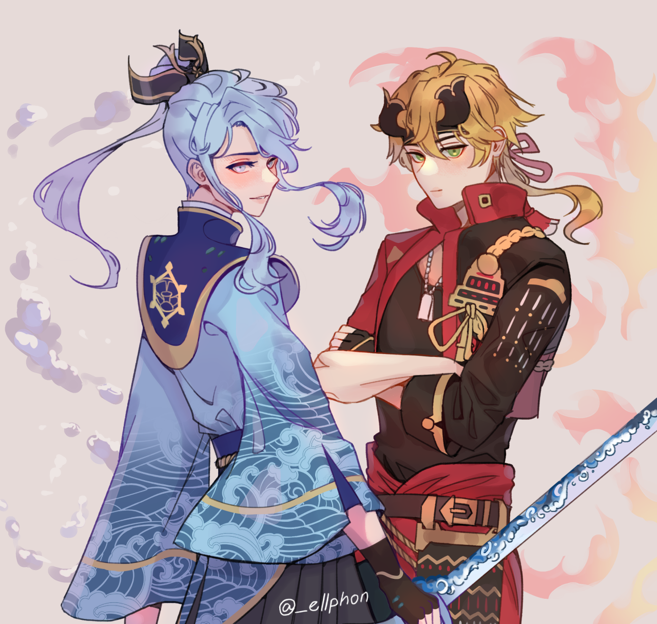 Kamisato ayato x thoma