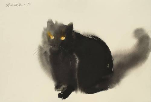 Cat illustrations by Endre Penovác. Ink.| Exquisite art, 500 days a year. |