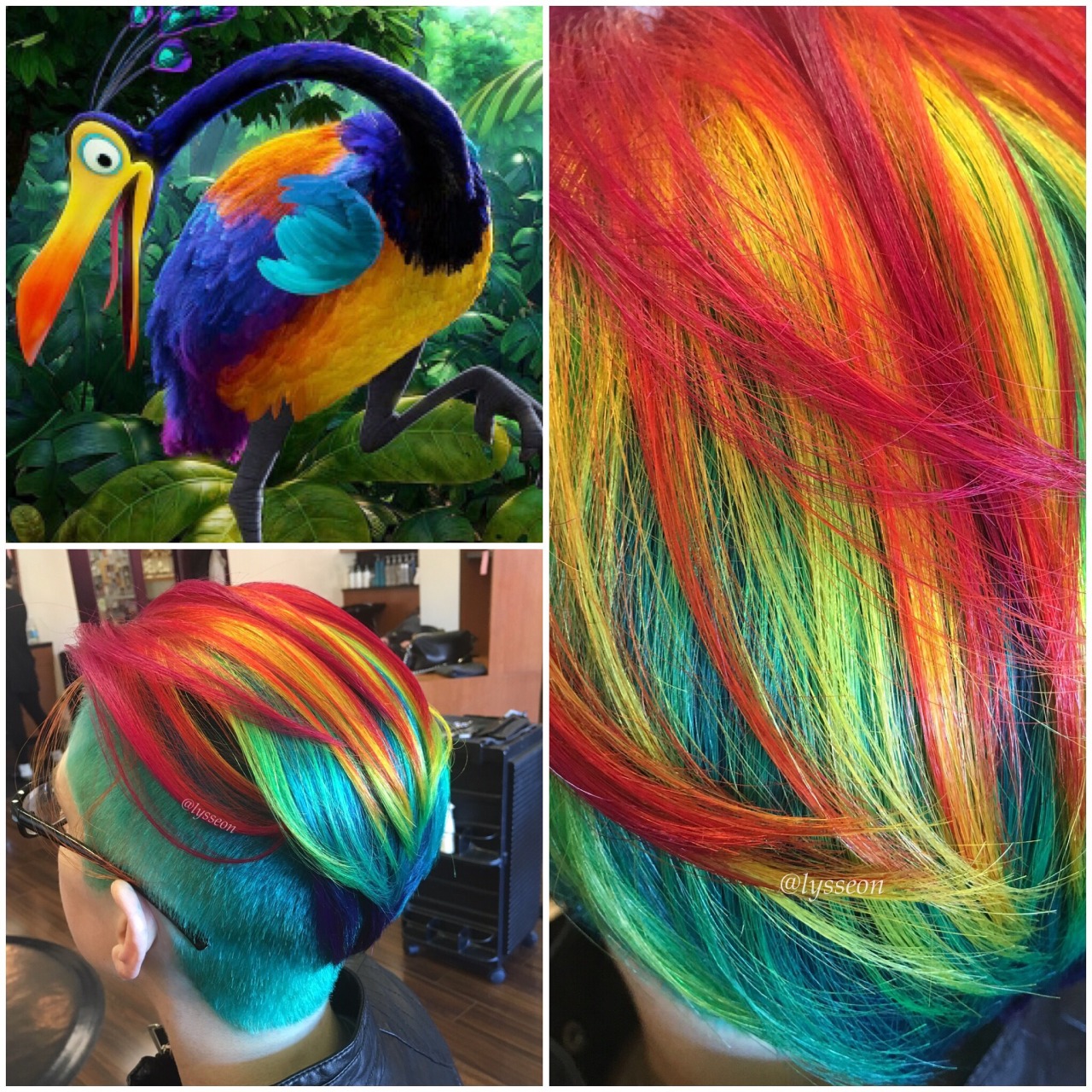 scissor-happy:  Hair and Disney.  #lyssdidmyhair @lysseon on Instagram. 