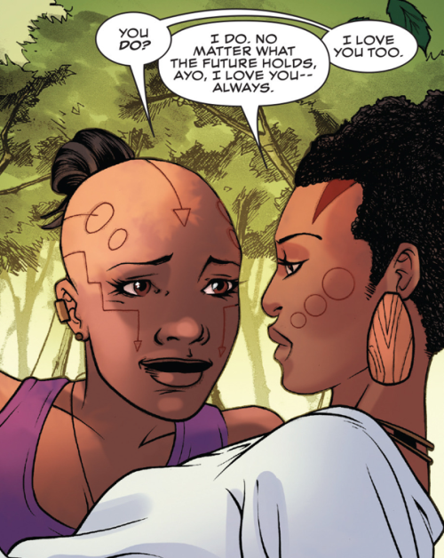 elionking:  maxximoffed: Black Panther: World of Wakanda #3 yall think Marvel gon do it? 