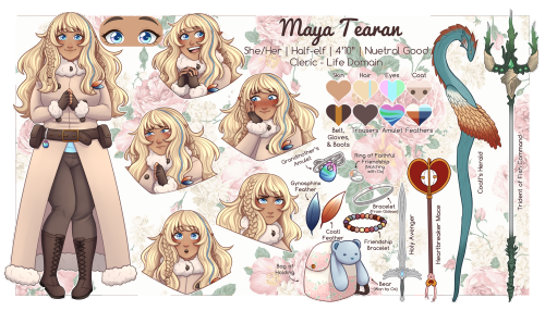 I made a new ref sheet for maya! I figured it was about time since it’s been over 2 years… An