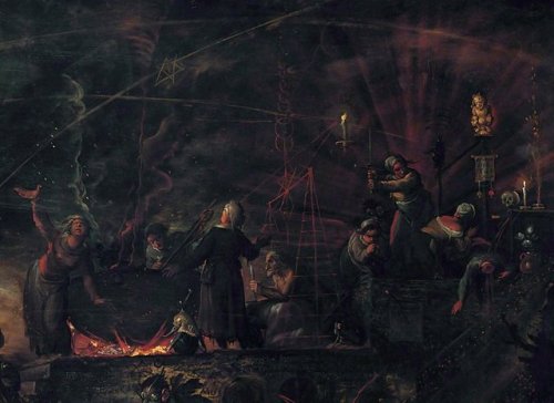blackpaint20:DetailThe Witches Sabbath by Frans Francken II, 1607.