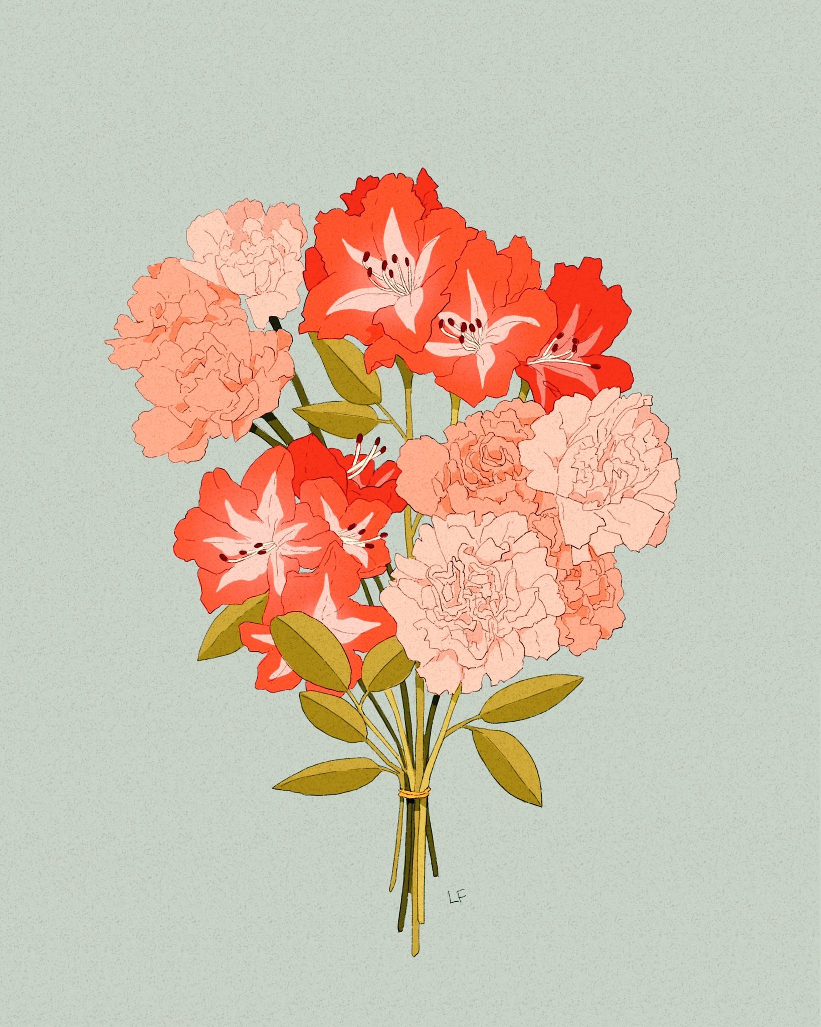 libbyframe:Delicate spring florals 