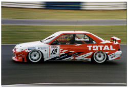 deanmachine:  Simon Harrison, Peugeot 405 Mi16, 1995 BTCC, Silverstone [x] 