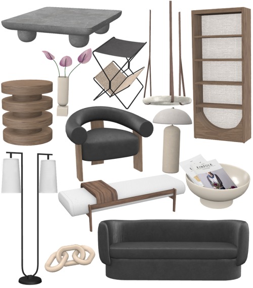 kerriganhouse:[KHD] Contemporary Set 15 all new original meshes includes sims 3 conversions by @keib