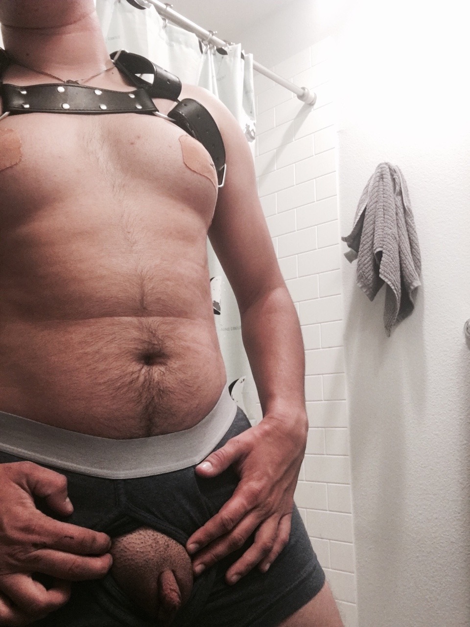 ftmmonstercocks: ftmpupper:  Briefs or jockstrap?  This pupper. Woof 