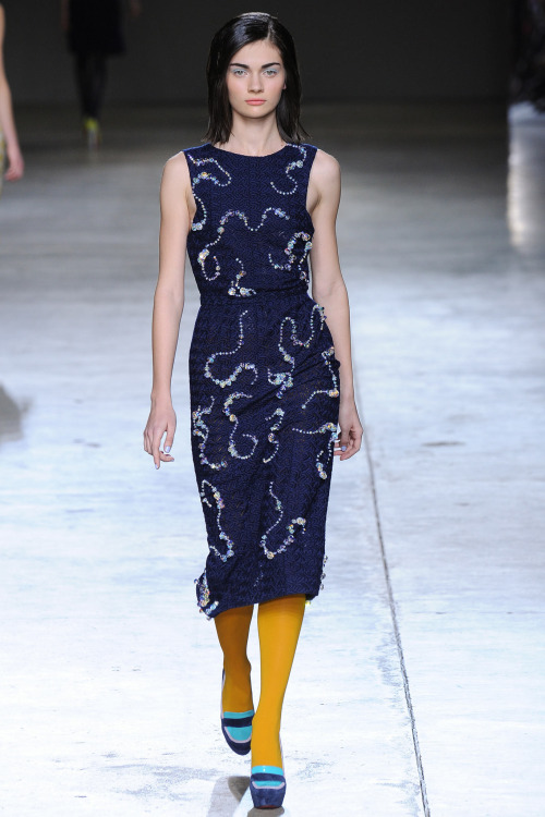 Antonina Vasylchenko - Michael Van der Ham Fall/Winter14, LFW