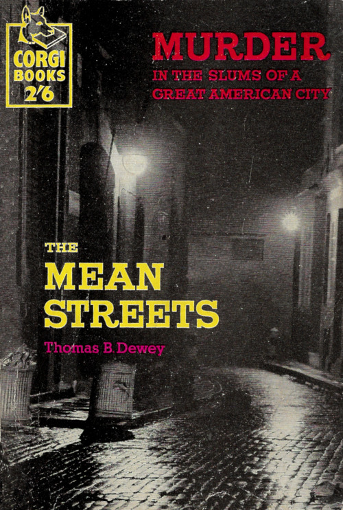 The Mean Streets, by Thomas B. Dewey (Corgi, 1958).From eBay.