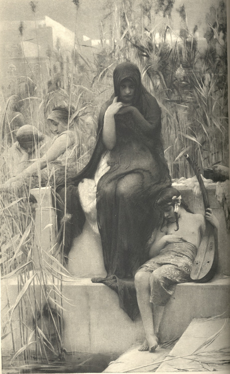 Arthur Hacker - By the Waters of Babylon - 1888