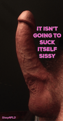 sissynfld:  It isn’t going to suck itself