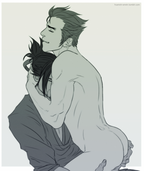 huerwin-erwin:  Harder, brother Hanzo/Genji porn pictures