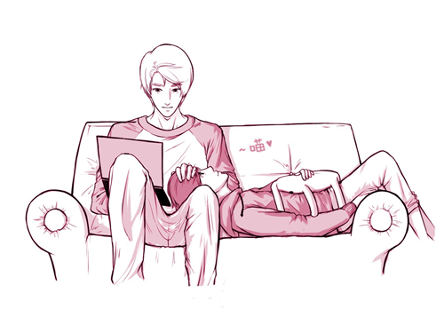  He and He (KriSuho) by LittleSuhoLittleSix   kris: can you please…behave?suho: