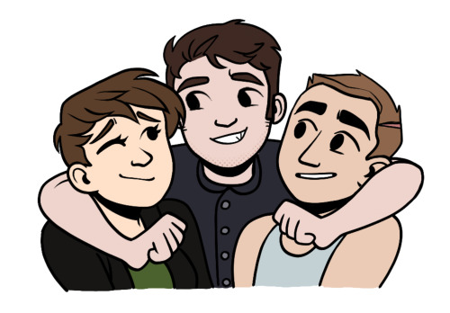 mobylace:Some of my favorite supernatural trios!  - Annie, Mitchell, and George