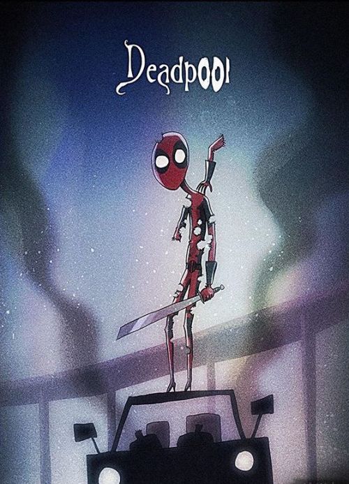 cinexphile:  Comic book superheroes (Tim Burton style) by Andrew Tarusov