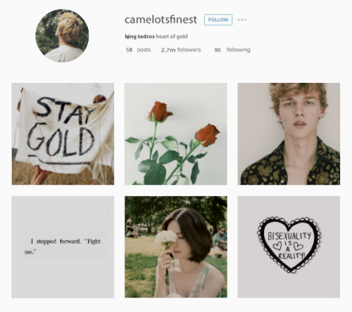 evelynsaders: the main trio + instagram // modern au sge