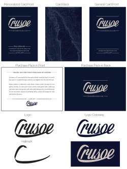 Brand identity for Crusoe Jewelry, a Brooklyn based jewelry designer
•Designed logo and jewelry hallmark
•Designed color palette
•Designed business cards
•Designed print collateral