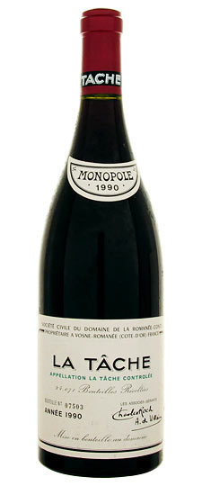 So I just left a charity auction, where I paid $8500 for this bottle of 1990 Domaine