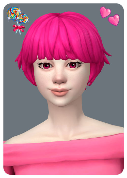 kissalopa: @ravensim’s Susan hair in Candy Shoppe Collection Requires: Meshes 46 add-on swatches in