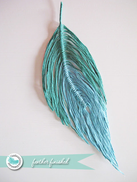 DIY: Yarn Feathers