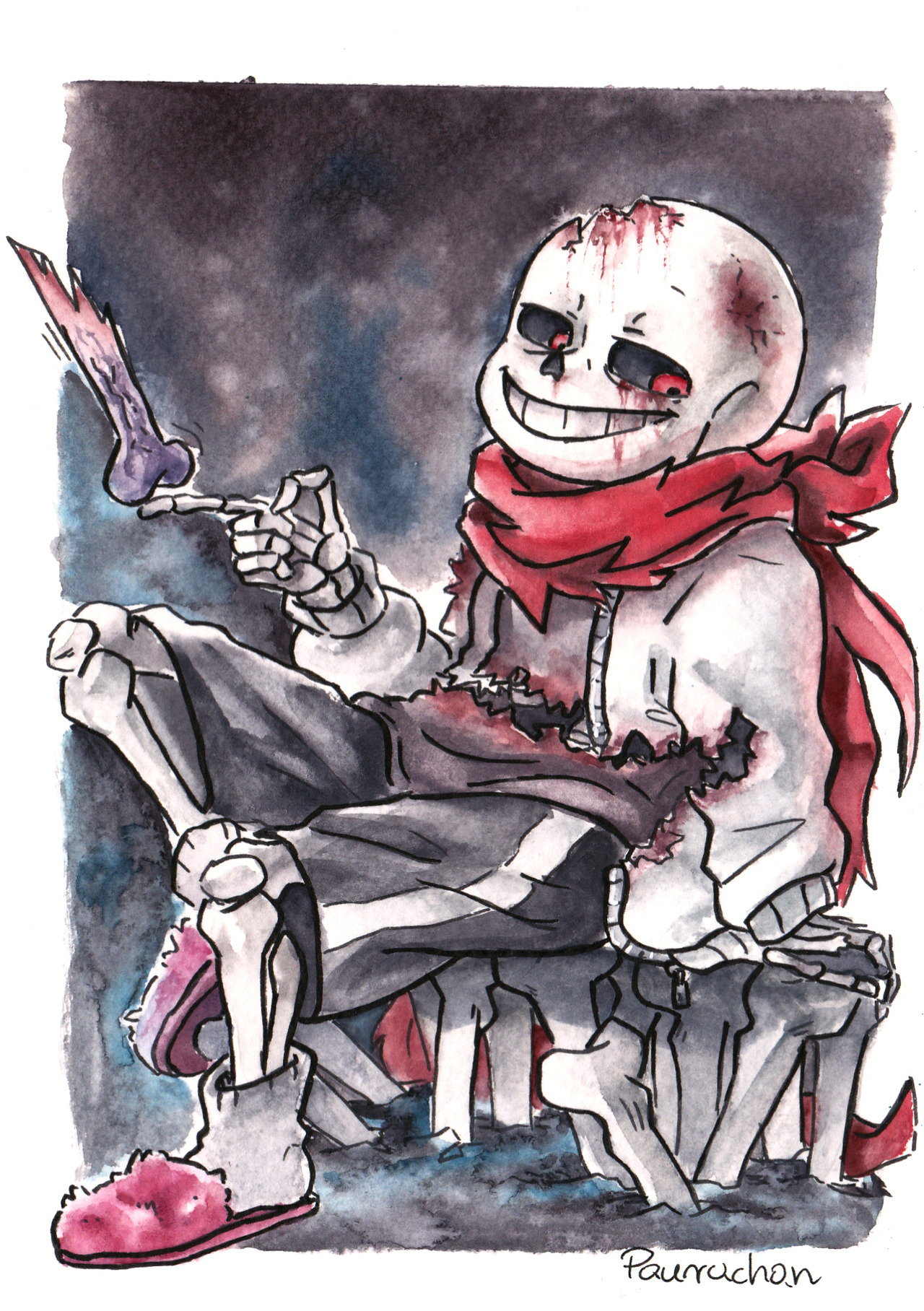 Dust sans Danizinha Undertale - Illustrations ART street