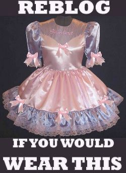 michellecumsinpanties:  lilsissycassie:  tvsue:  fedomsissy:  http://fedomsissy.tumblr.com/archive  Oh yes  in a second! somebody buy it for me!   i would wear it for a Mistress who enjoyed feminizing me!!