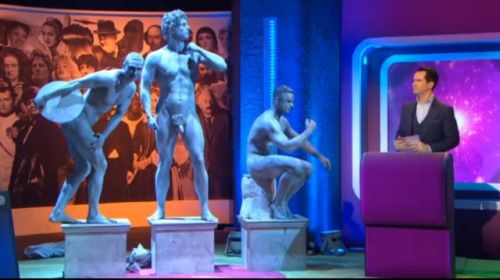 bizarrecelebnudes: The Big Fat Quiz on Everything - Nudity British quiz show. They had a segment on 