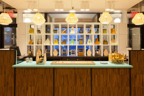 {The Royal Palms’ project, designed by Gachot Studios, pays homage to Miami shuffleboard heritage wh