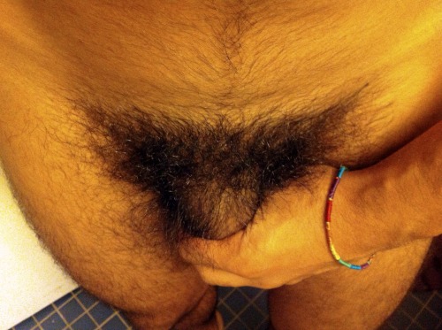 kcalron:  I trimmed for my man. Or as I like to call it: Deforestation.  Which do you prefer? 