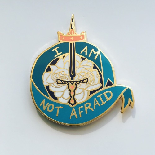 &ldquo;I am not afraid. I was born to do this.&rdquo;  Doing a limited run of my Joan of Arc lapel p
