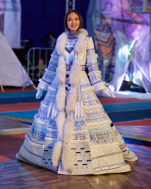 weirdrussians: On December 1st, “Snow Beauty of Yakutia” beauty contest was held as the 