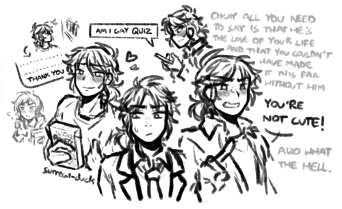 pre-episode doodles feat. aizou “gay disaster who&rsquo;s bad at dealing with women”