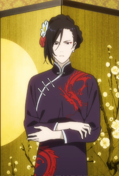 bananafish-images-gif:Yut Lung(Yousiss)’s clothes in Banana Fish Episode #7~#10