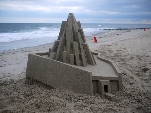 thedesigndome: New Contemporary Sand Castles by Calvin Seibert Artist Calvin Seibert, also known as 