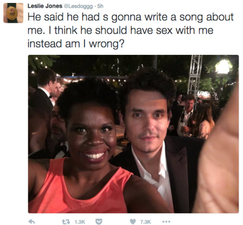 mtv:buzzfeedau:Leslie Jones’s twitter feed is the only Emmy coverage worth reading.can we get leslie