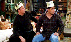 chandlermuriels:big six dynamics ★ (7/15) chandler & joey“Who am I kidding? He’s the best roomma