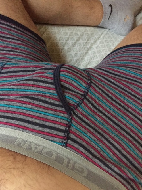 These Gildans are soft and comfy as hell. Too bad they don’t make this striped style in a regu