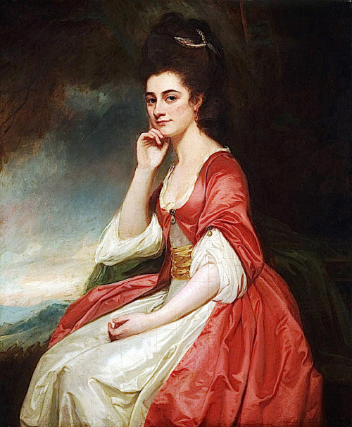 Lady Grantham in Turkish dress by George Romney, 1780-81