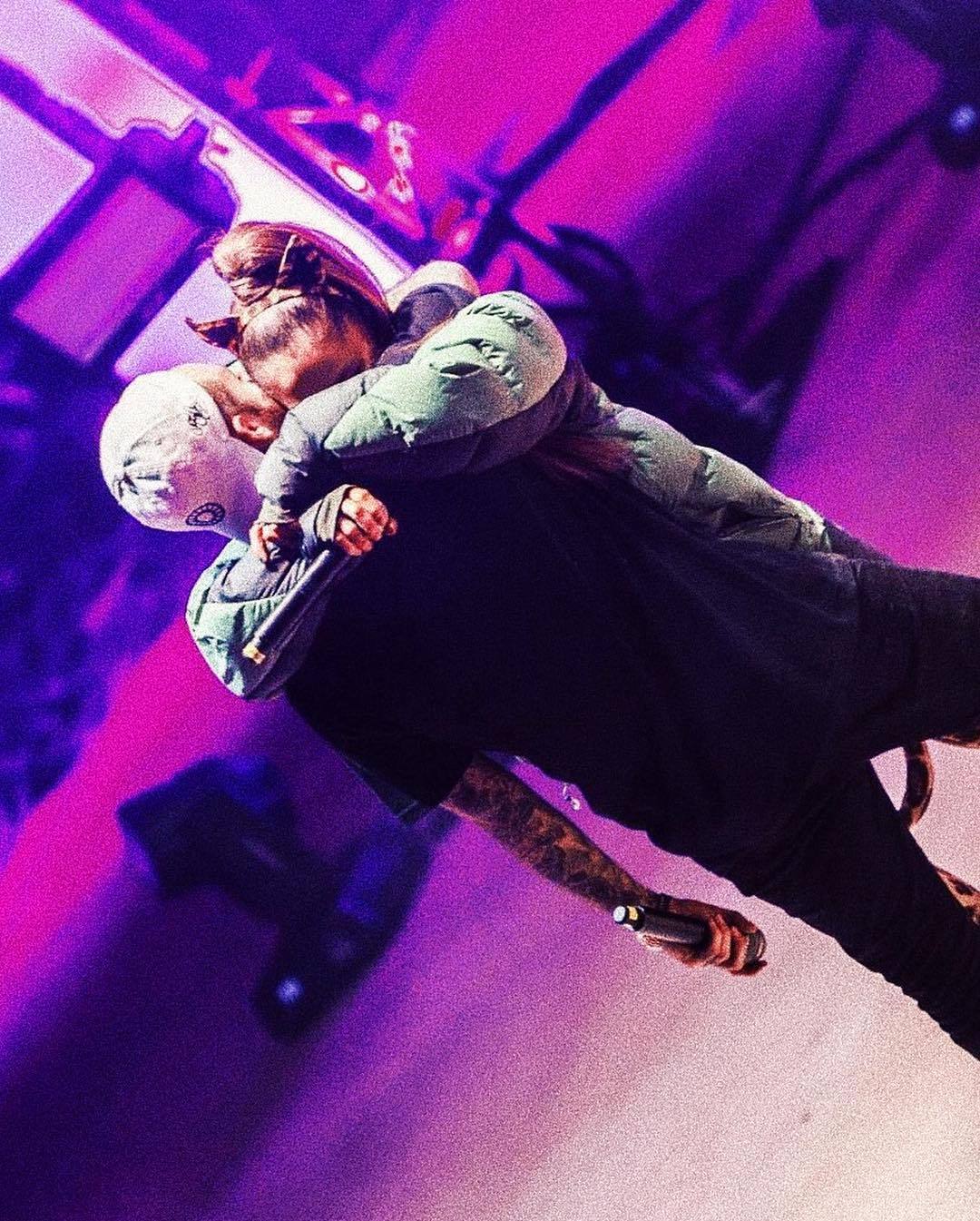 selriana-news:  02. 06. Unseen photos of Ariana and Mac performing at Red Rocks Amphitheatre