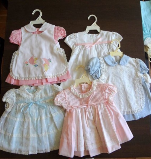 dollsoncarousels-inwonderland:My second obsession. Vintage baby clothes!