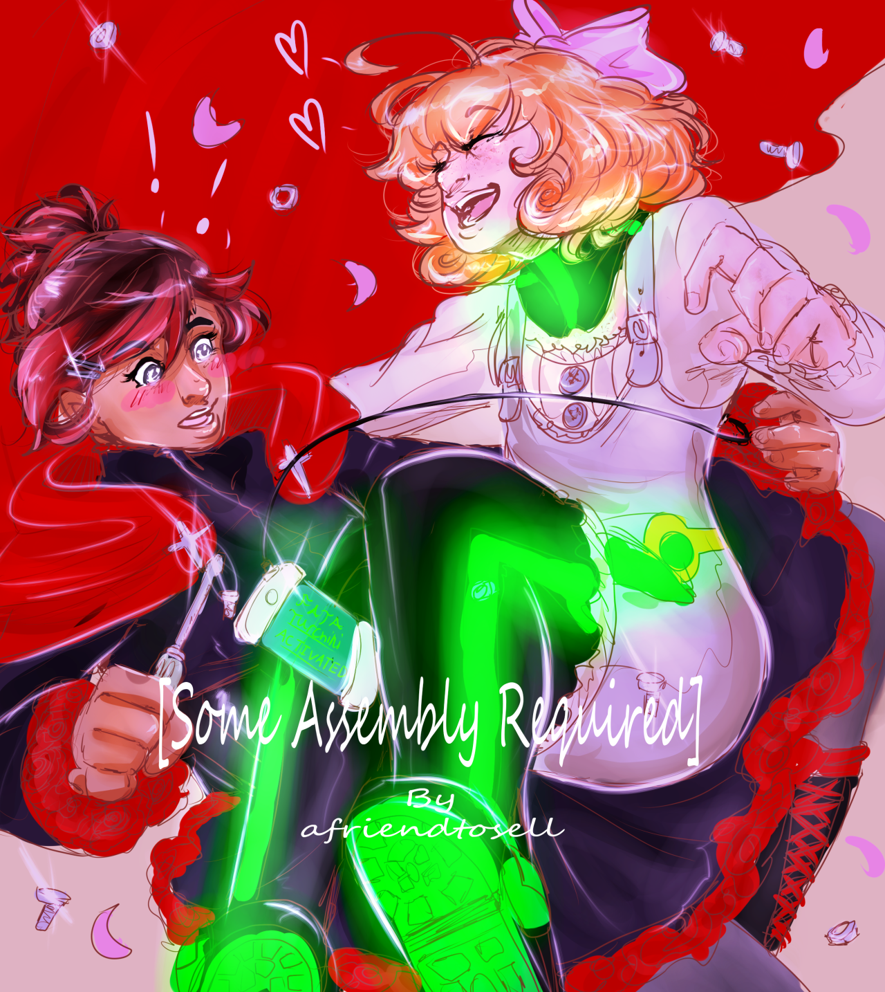 I did a sorta cover thing for afriendtosell’s awesome Nuts n’ Dolts fanfic 