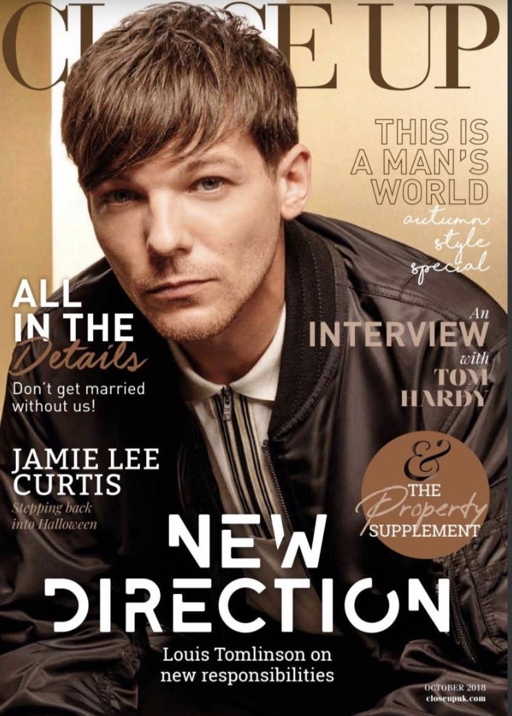 DailyTomlinson — Louis Tomlinson on the October cover of Close Up